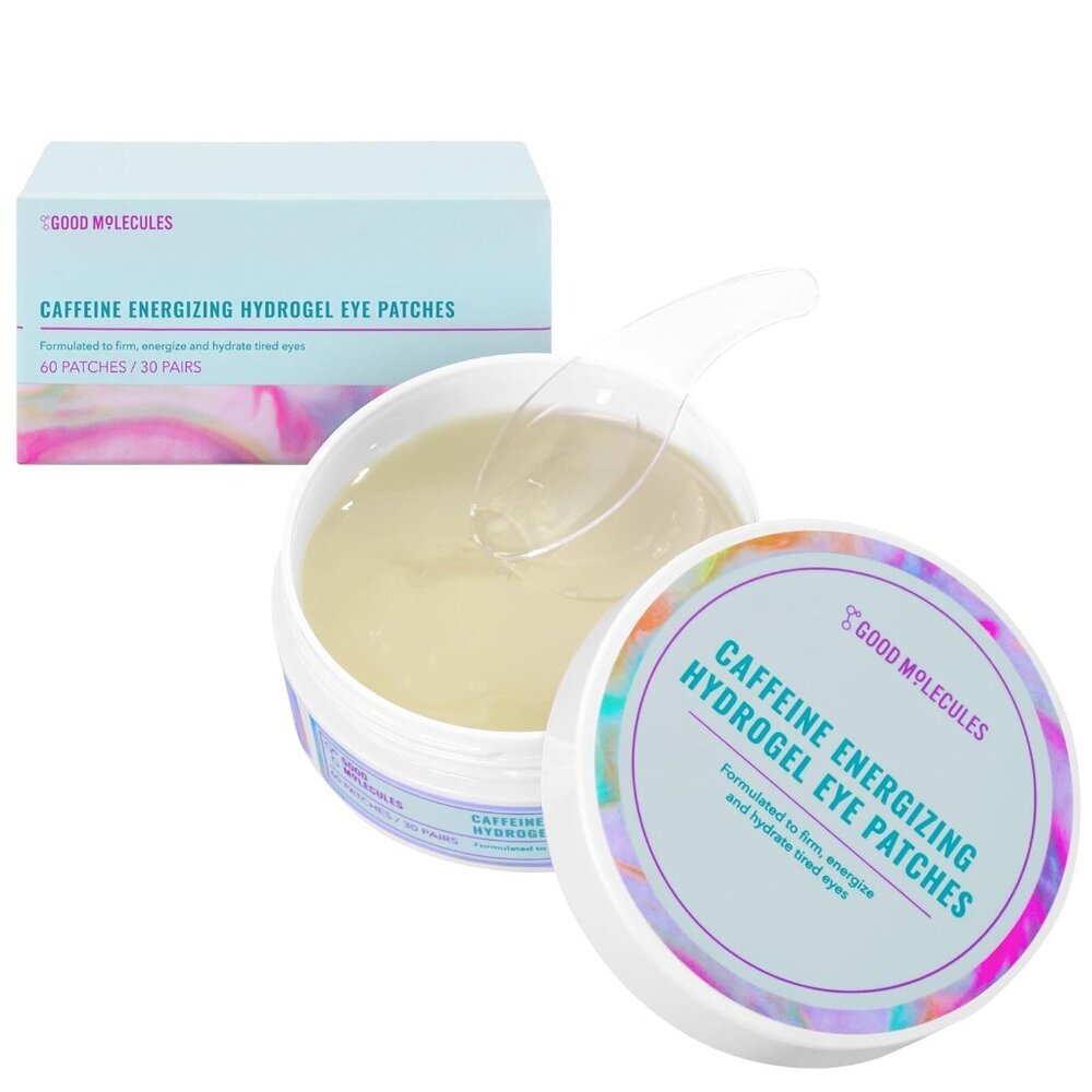 Caffeine Energizing Hydrogel Eye Patches - Eye Mask with Hyaluronic Acid Hydrate